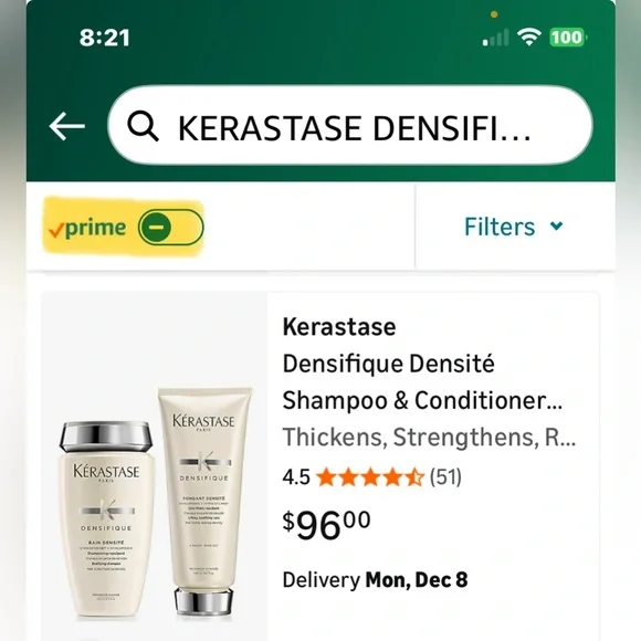 Kerastase Densifique Shampoo & Conditioner✨8.5 fl oz - Picture 3 of 4